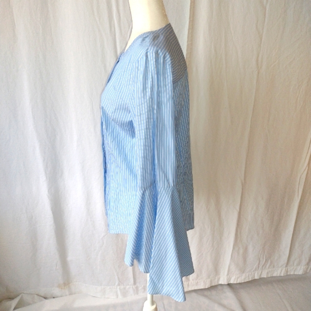 Milly Striped Button Down Size 8 - Picture 3 of 7